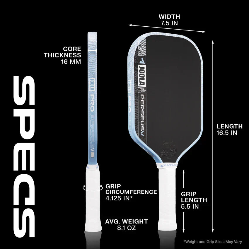 Perseus Pro V Pickleball Paddle 16mm